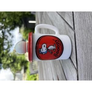 1969 Vintage Avon Snoopy Flying Ace Liquid Soap Bottle